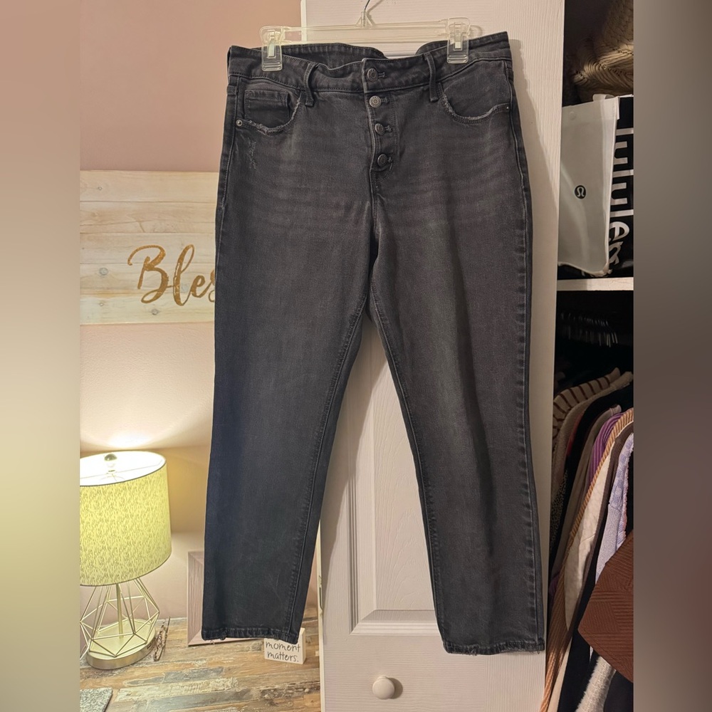 Old Navy Power Straight High Waisted Jeans